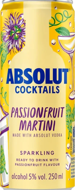 Blik|Mixdranken|Absolut Passionfruit Martini