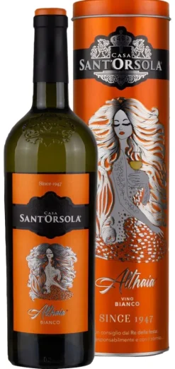 Witte Wijn|Casa Sant'Orsola Althaia Bianco Cadeauverpakking