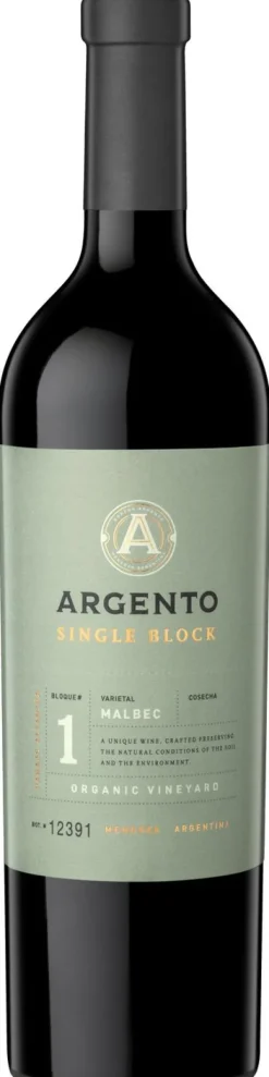 Rode Wijn|Bodega Argento Argento Single Block Malbec Bio