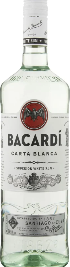 Rum|Witte Rum|Bacardi Bacardí Carta Blanca