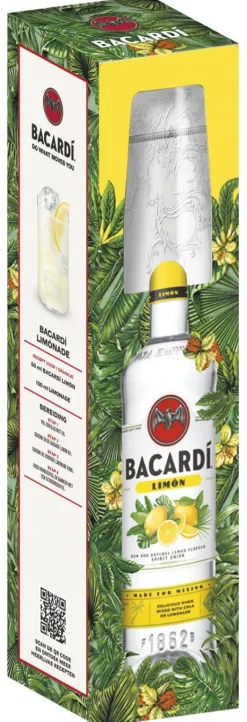 Rum|Flavoured Rum|Bacardi Bacardí Limón met glas