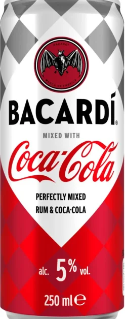 Blik|Mixdranken|Bacardi Bacardí Rum & Coca-Cola