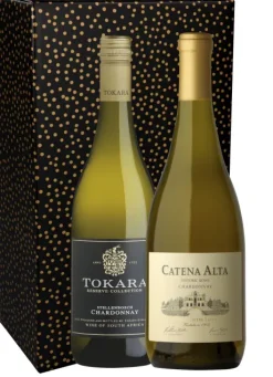 Wijnboxen|Gall & Gall Cadeaupakket Nieuwe Wereld volle chardonnay