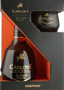 Brandy|Cognac|Rooster & Wolf Carlos I Brandy Jerez  Cadeaupakket