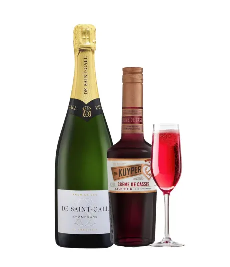 Kant & Klaar|Kant & Klaar|Gall & Gall Cocktailpakket Kir Royal Deluxe