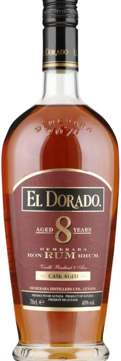 Rum|Bruine Rum|El Dorado El Dorado Rum 8 Years