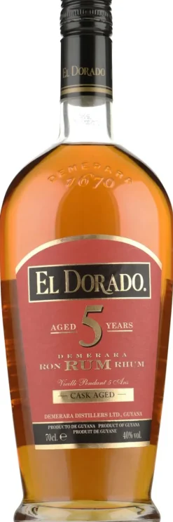 Rum|Bruine Rum|El Dorado El Dorado Rum 5 Years