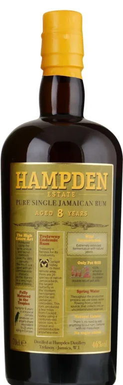 Rum|Bruine Rum|Hampden Estate Pure Jamaican