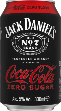 Blik|Mixdranken|Jack Daniel's Jack Daniels Coca Cola Zero