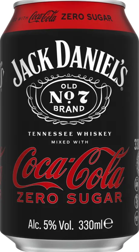 Blik|Mixdranken|Jack Daniel's Jack Daniels Coca Cola Zero