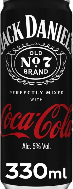 Blik|Mixdranken|Jack Daniel's Jack Daniels RTD & Coca Cola