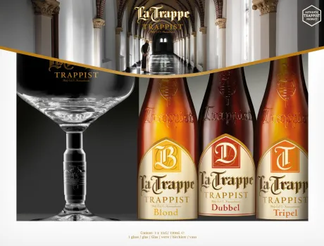 Bierpakketten|Speciaalbier|La Trappe La Trappe Cadeaupakket met glas