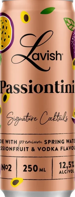 Blik|Mixdranken|Lavish Signature Cocktails Passiontini
