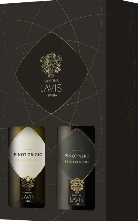 Rode Wijn|Witte Wijn|Lavis Pinot Grigio & Pinot Nero Cadeaupakket