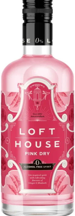 Alcoholvrij Aanbiedingen|Alcoholvrije Mixen|Lofthouse Loft House Pink Gin Alcoholvrij