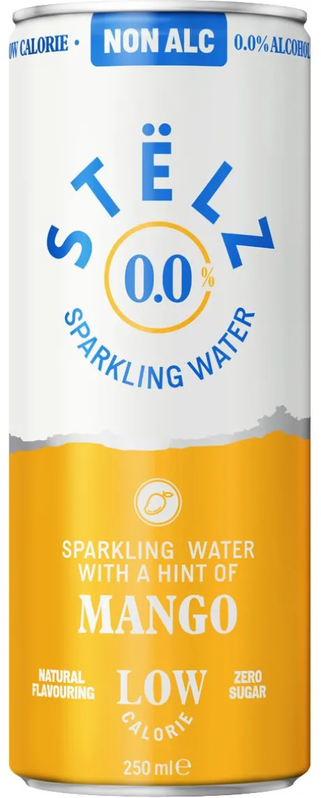 Alcoholvrije Mixen|Alcoholvrij|STËLZ Stëlz Hard Seltzer Mango Alcoholvrij