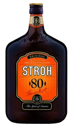 Rum|Bruine Rum|Stroh Rum 80%