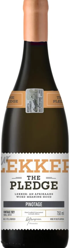 Rode Wijn|The Pledge The Pledge Our Lekker Pinotage