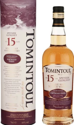 Malt|Tomintoul 15 years Old Portwood Finish