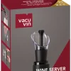 Wijn Accessoires|Vacu Vin Wine Server & Stopper Zwart