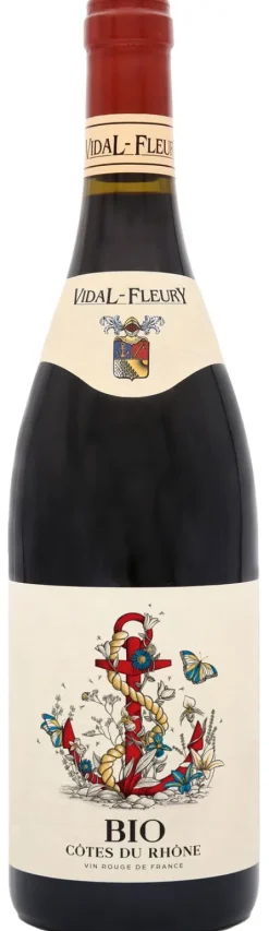 Rode Wijn|Vidal-Fleury Cotes Du Rhone Organic