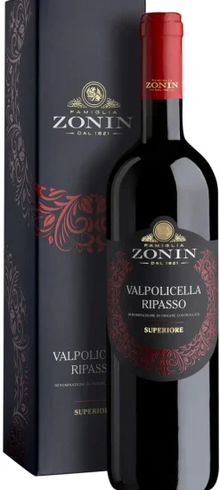 Rode Wijn|Zonin Valpolicella Ripasso Superiore Cadeauverpakking